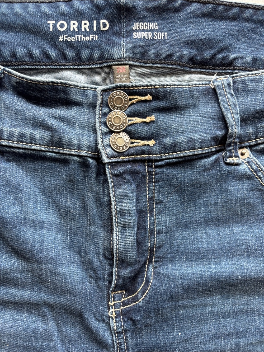 torrid Dark Blue Denim Jeggings